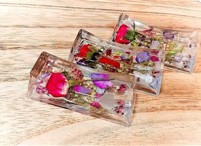 [Art grace]ハーバリウム箸置き 2個セット(薔薇)