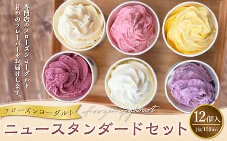 ニュースタンダード12個セット フローズンヨーグルト 120ml×12個 合計1440ml セット 詰め合わせ