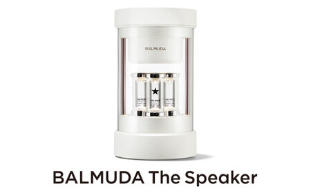 バルミューダ BALMUDA The Speakerホワイト M01A-WH/JP| バルミューダ ザ・スピーカー BALMUDA 選べるカラー スピーカー ポータブル Bluetooth AUX入力対応 小型 おしゃれ 家電 リビング