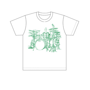 [緑/3XLサイズ]JAZZinFUCHUと府中市の協働が奏でるハーモニーTシャツ
