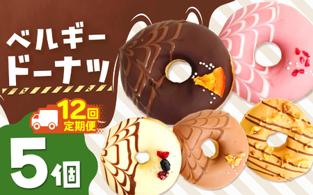 12回 定期便 ベルギーリッチドーナツ5個セット 計 60個 | 洋菓子 ドーナツ SIUNAUS SWEETS 