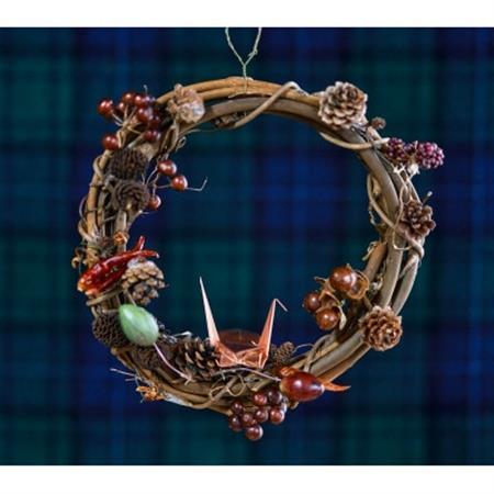 和國商店の折り鶴(銅)