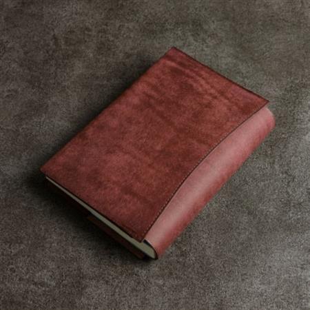 [文庫サイズ]本革ブックカバー/イタリアンレザー「プエブロ」(タバコ(茶))