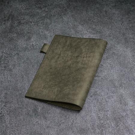 [A5サイズ]本革手帳・ノートカバー/イタリアンレザー・プエブロ(グリージオ/灰)