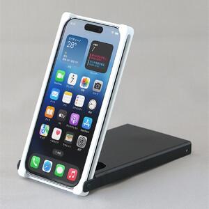 Trick Cover for iPhone15Pro アルミ【白黒】