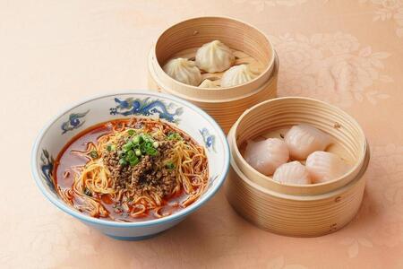 菜香担担麺・手作り点心2種セット[横浜中華街 菜香新館]