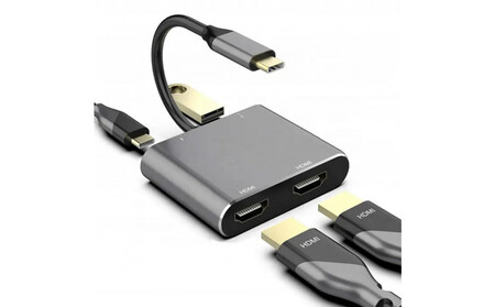 Hanx-Tech USBC 4in1 変換アダプタ