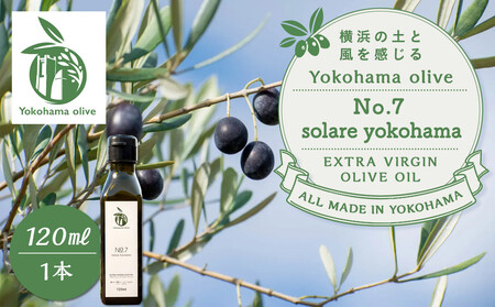 横浜オリーブ No.7ソラレヨコハマ エクストラバージンオリーブオイル120ml