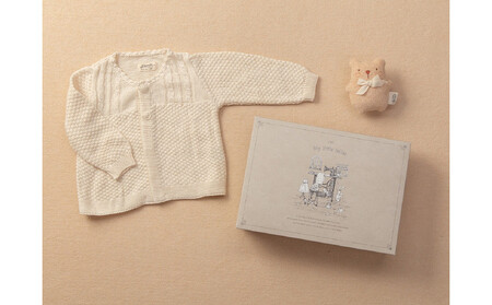 カーディガン&にぎにぎ ギフトボックス付き