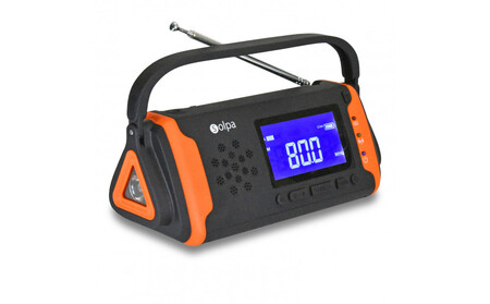 [Solpa] 手回しソーラー蓄電ラジオ