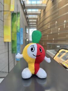 かわさきミュートン　ボールチェーン付きぬいぐるみ