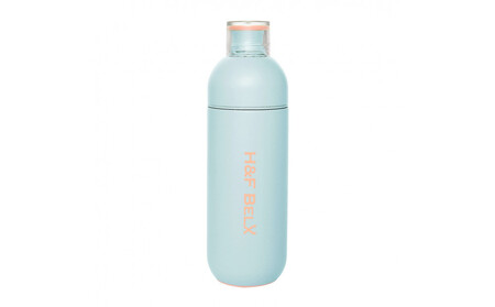 [アイスブルー]軽量&デザインと使いやすさにこだわった PSステンレスタンブラー 360ml