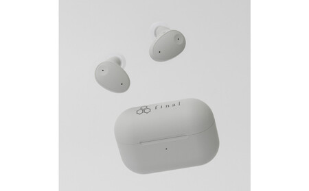 ANC完全ワイヤレスイヤホン final ZE300 GREIGE / ZE3000 小型モデル /ノイズキャンセリング/ノイキャン/外音取り込み/マイク付き