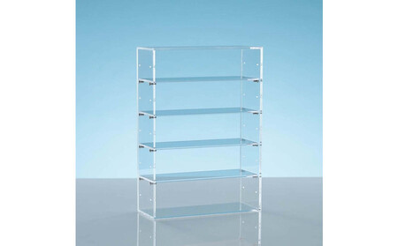 アクリルコレクションケースBタイプ W30cm×D12cm×H43cm 川崎市自社工場一貫生産品 1台[無色透明]