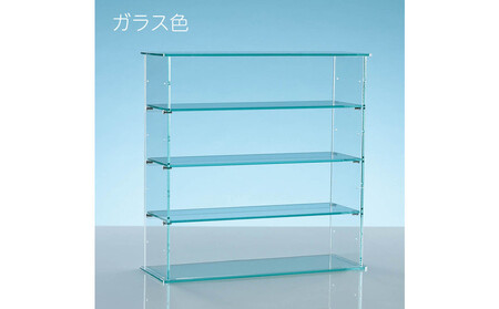 アクリルコレクションケースEタイプ W45cm×D16cm×H45cm 川崎市自社工場一貫生産品 1台[ガラスカラー]
