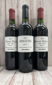 ケントクワイナリー　2021【さがみはらのめぐみ】ワインセット（3本） ※離島への配送不可