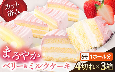 ドルチェケーキ ベリー&ミルク ケーキ 計12個(4個×3箱)[ファミール製菓株式会社][AKCI018]