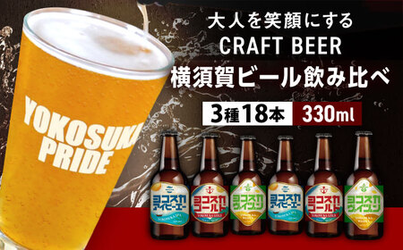 飲み比べ ビール 3種　18本セット （330ml瓶×18本）クラフトビール 【有限会社たのし屋本舗】[AKAE048]