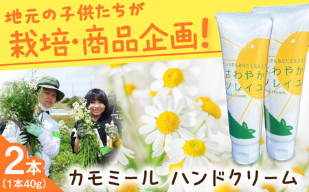 [数量限定100セット]カモミール ハンドクリーム 2本セット [グローカルデザインスクール株式会社][AKCP003]