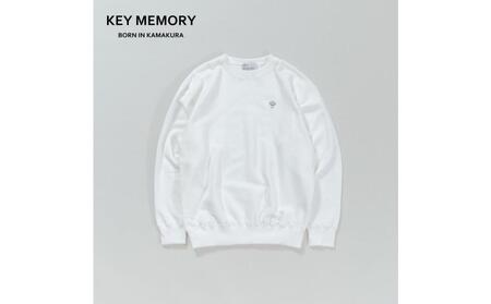 [0][KEYMEMORY 鎌倉]KEY MEMORYスウェットaw24 WHITE