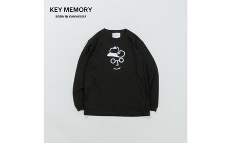 [0][KEYMEMORY 鎌倉]カウボーイハットイラストロングTシャツ BLACK