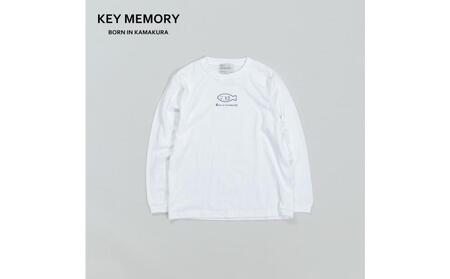 [0][KEYMEMORY 鎌倉]フィッシュイラストロングTシャツ WHITE