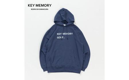 [1][KEYMEMORY 鎌倉]ゴルフプルオーバーフーディー NAVY