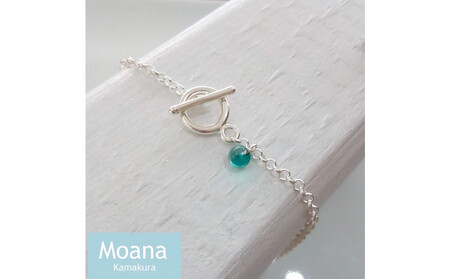 [Crystal Emerald ]シンプルボールブレスレット