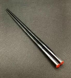 鎌倉彫 箸 黒