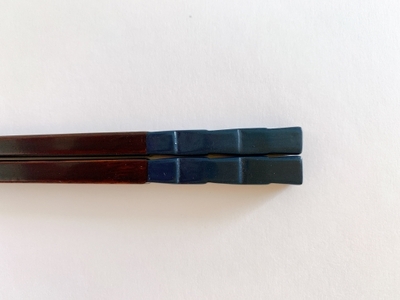 鎌倉彫 箸「市松」勝色 23cm | 箸 伝統工芸 鎌倉彫 市松 人気 おすすめ 勝色 高級 ギフト プレゼント 食器 送料無料 神奈川 鎌倉 箸 箸 箸 箸