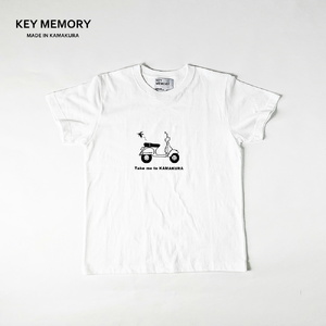 [0サイズ][KEYEMORY鎌倉] ベスパTシャツ WHITE