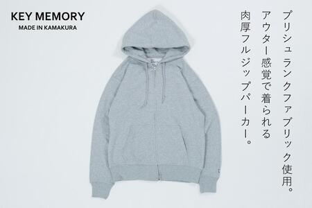 [0]レディースM [KEYMEMORY 鎌倉]ジップパーカー GRAY