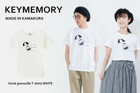 [0][KEYMEMORY鎌倉]GrenouilleイラストTシャツ WHITE