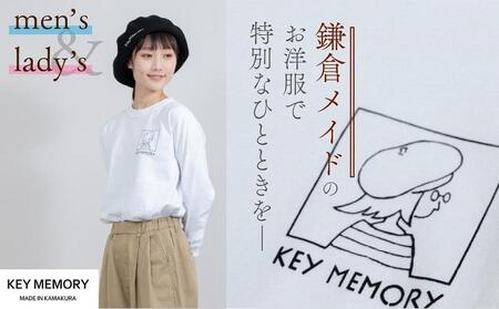 [0][KEYMEMORY 鎌倉]ウィンドーイラストロングTシャツ WHITE