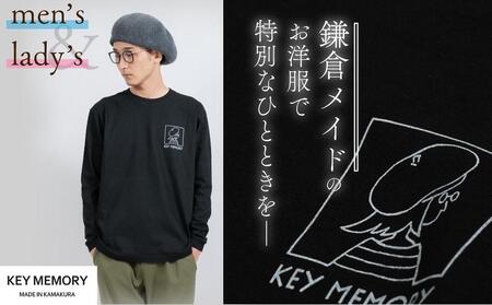 [0][KEYMEMORY 鎌倉]ウィンドーイラストロングTシャツ BLACK