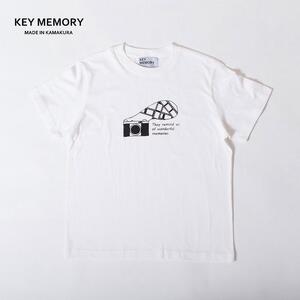 [0サイズ][KEY MEMORY]Camera T-shirts WHITE
