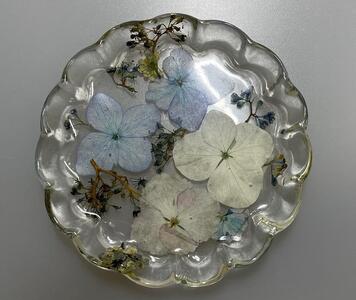 紫陽花の小皿2枚セット