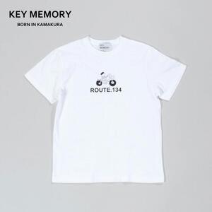 [0][KEYMEMORY 鎌倉]ルート134イラストTシャツ WHITE