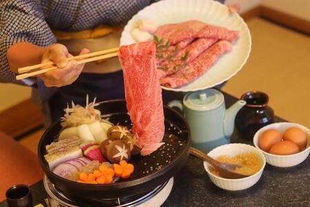 鎌倉御成町石川　鎌倉市ふるさと納税オリジナルすき焼きコース　ディナー２名様お食事券