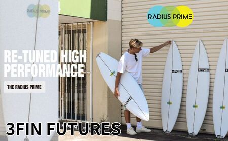 PYZEL SURFBOARDS RADIUS PRIM 3FIN FUTURES サーフボード サーフィン 5'10"