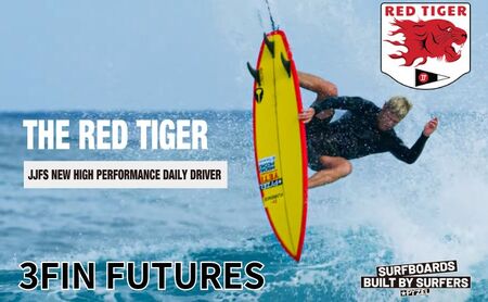 PYZEL SURFBOARDS RED TIGER 3FIN FUTURES サーフボード パイゼル 初心者 中級者 サーフィン 藤沢市 江ノ島 5'4"