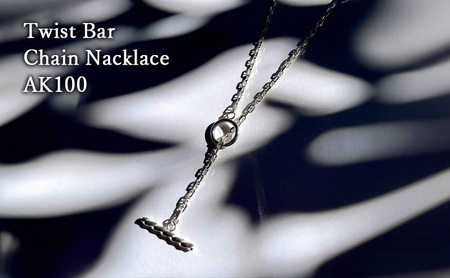 Twist Bar Chain Nacklace AK100 lbNX  fUC ANZT[ fB[X Y s _ސ쌧
