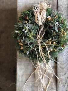 クリスマスリース クリスマス リース 先行予約 赤 なし 花 発送ドライフラワー ドライリース フレッシュ インテリア プレゼント ギフト クリスマスプレゼント クリスマスギフト おしゃれ 壁飾り くりすます Christmas kurisumasu 人気 ヘリアントスガーデン 1個 20cm 神奈川 湘南 藤沢