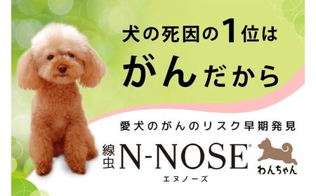 【ふるなび限定】愛犬のがんのリスク早期発見サービス　線虫N-NOSE わんちゃん【FN　limited】