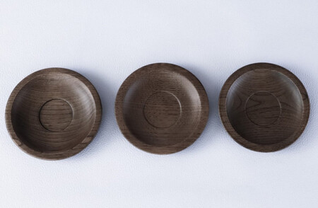 ナラのソーサー 3枚セット 【 食器 神奈川県小田原市 ソーサー ソーサー】