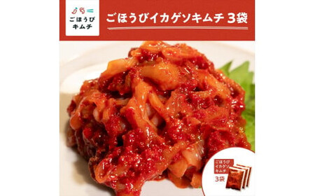 【ごほうびキムチ】イカゲソキムチ（140g×3袋）【 キムチ 神奈川県 小田原市  キムチ キムチ キムチ キムチ キムチ】
