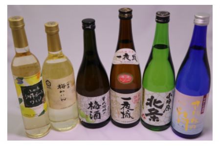 城下町小田原の日本酒3本と厳選3本 味くらべ6本