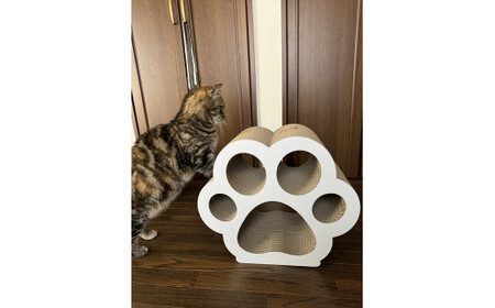 ねこの爪とぎ にくきゅうCT カラー;ホワイト[ ペット用品 爪とぎ 神奈川県 小田原市 ペット ペット ペット ペット ペット]