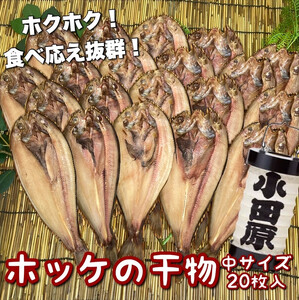 真ほっけの干物 中サイズ 20枚セット【ほっけ ほっけ ほっけ ほっけ ほっけ】