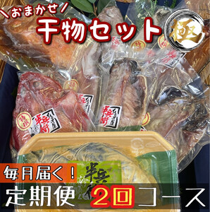 [毎月定期便2回]厳選!小田原の旬の干物セット 極[ まぐろや 神奈川県小田原市 ひもの ひもの ひもの ひもの ひもの]